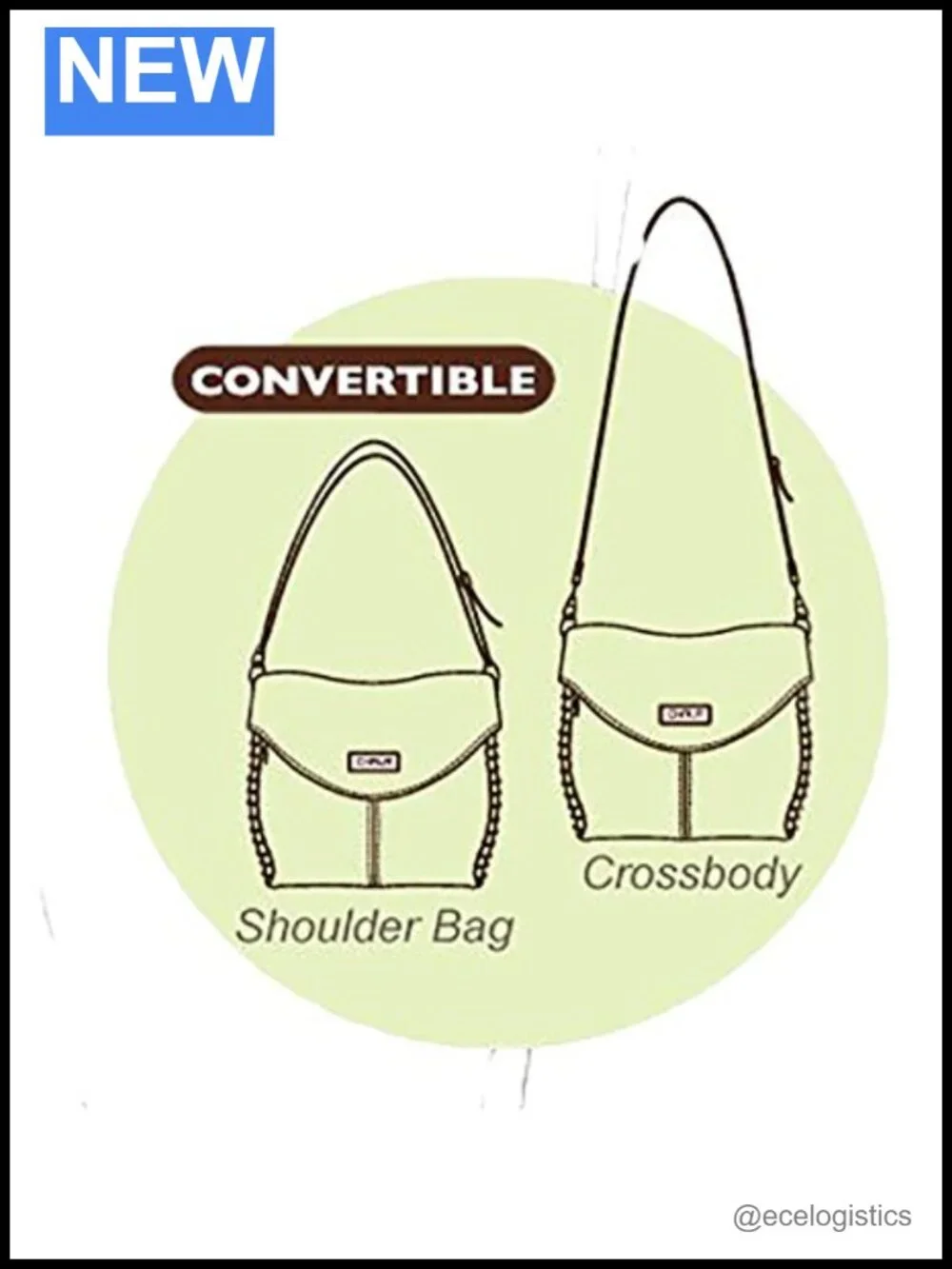 Chala Hobo Crossbody Bag with Flap and Zipper Closure, Faux Leather, Adjustable